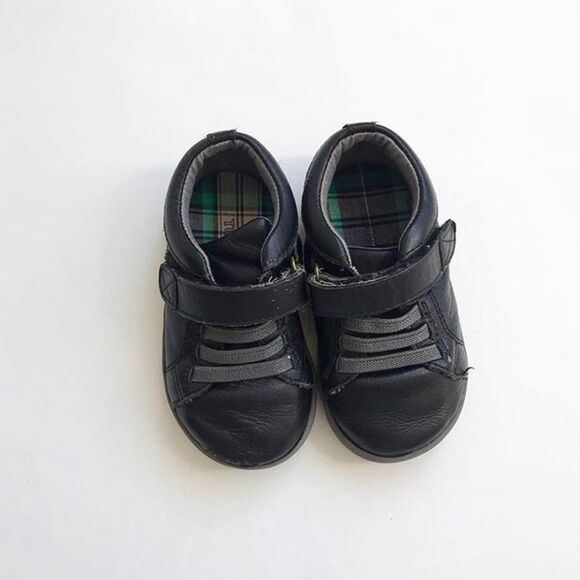 Tucker + Tate black faux lace leather shoes GUC 4W - Picture 2 of 5